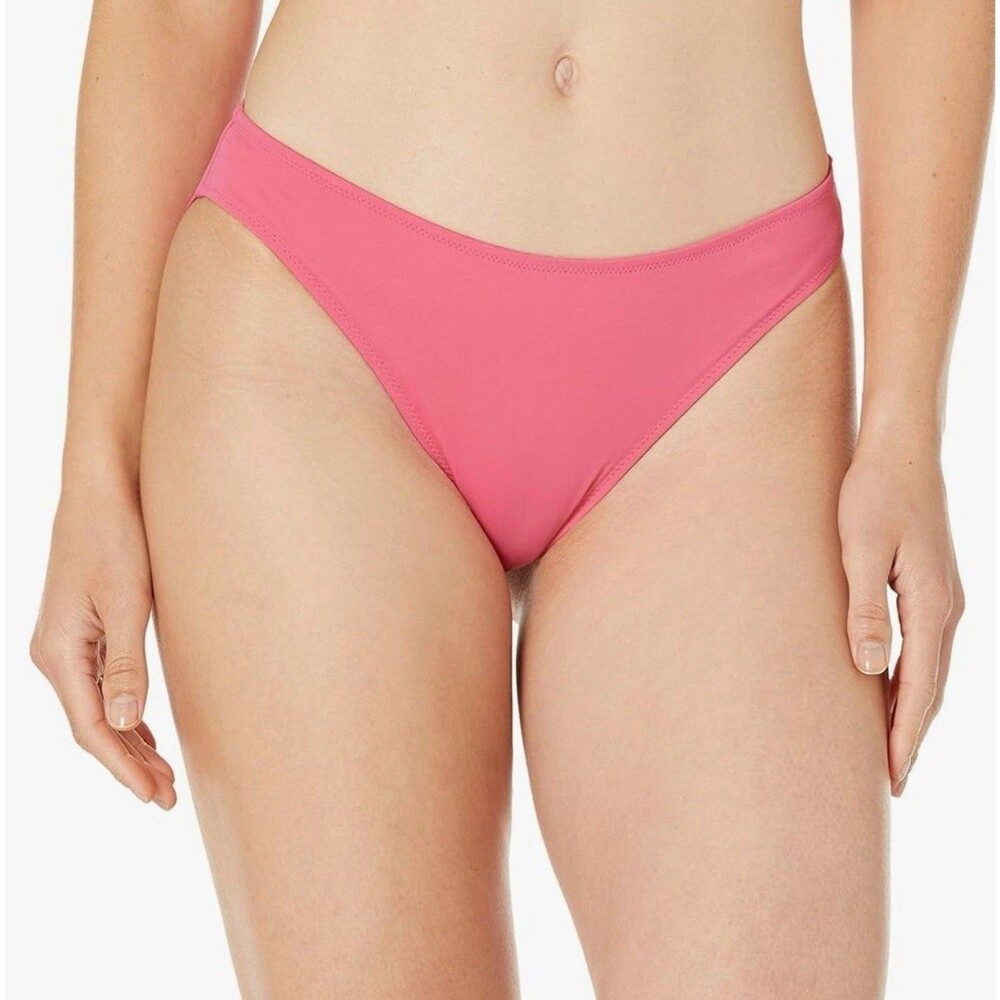 Amazon Essentials Women's Classic Bikini Swimsuit Bottom, Pink Size 5X